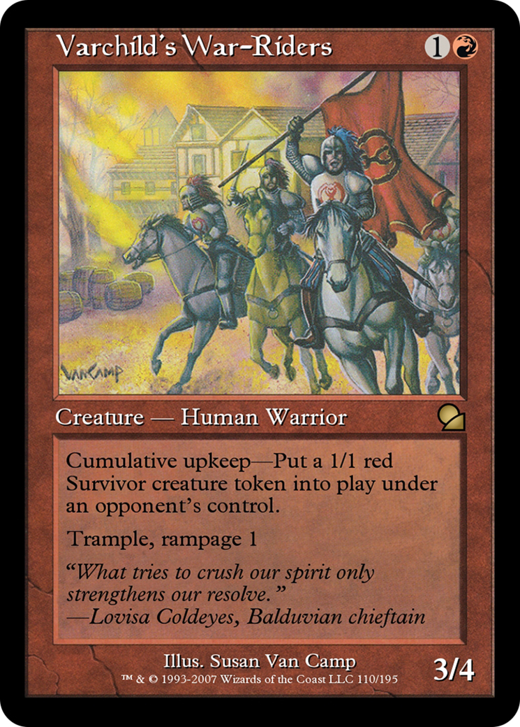 Image of Varchild's War-Riders (ME1-110) - Masters Edition