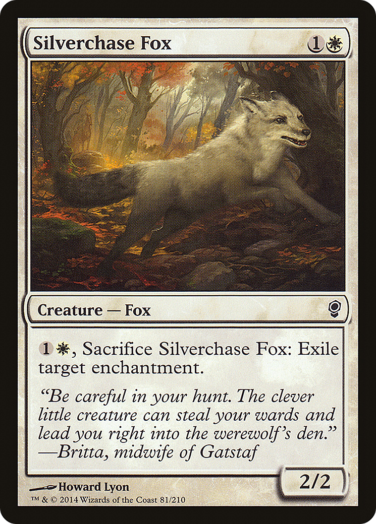 Image of Silverchase Fox (CNS-081) - Conspiracy Foil
