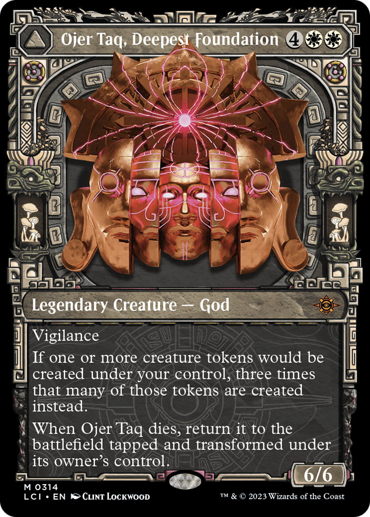 Image of Ojer Taq, Deepest Foundation (Showcase) (LCI-314) - The Lost Caverns of Ixalan: (Showcase) Foil