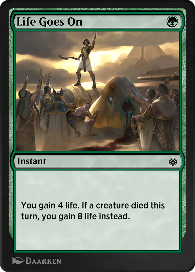 Image of Life Goes On (AKR-199) - Amonkhet Remastered