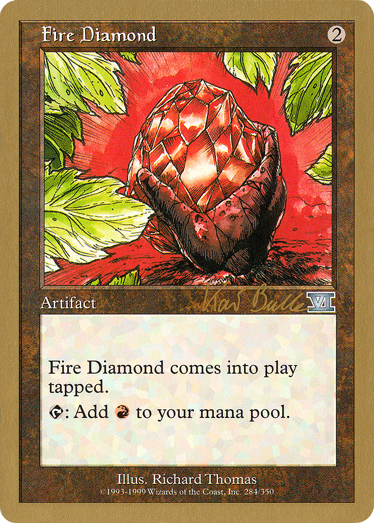 Image of Fire Diamond - 1999 Kai Budde (6ED) (WCD-) - World Championship Decks 1999