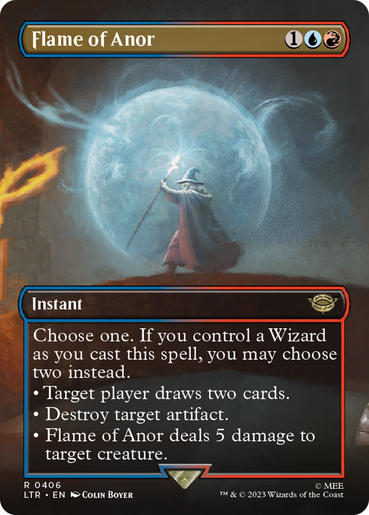 Image of Flame of Anor (Borderless) (LTR-406) - The Lord of the Rings: Tales of Middle-earth (Borderless) Foil