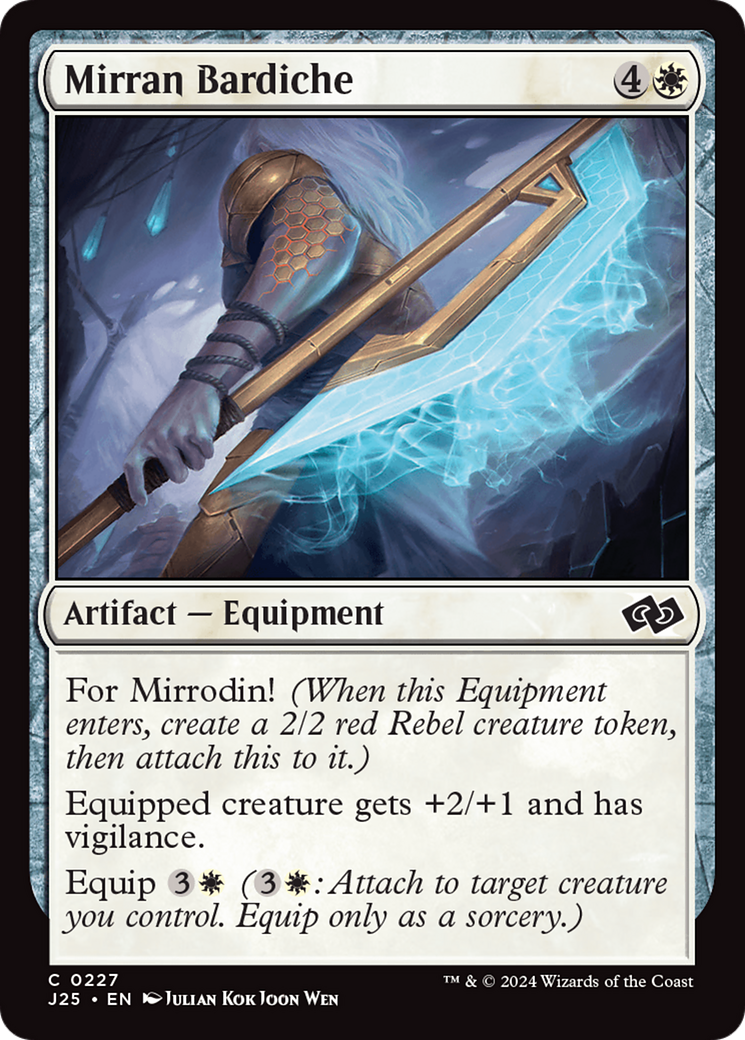Image of Mirran Bardiche (J25-227) - Foundations Jumpstart