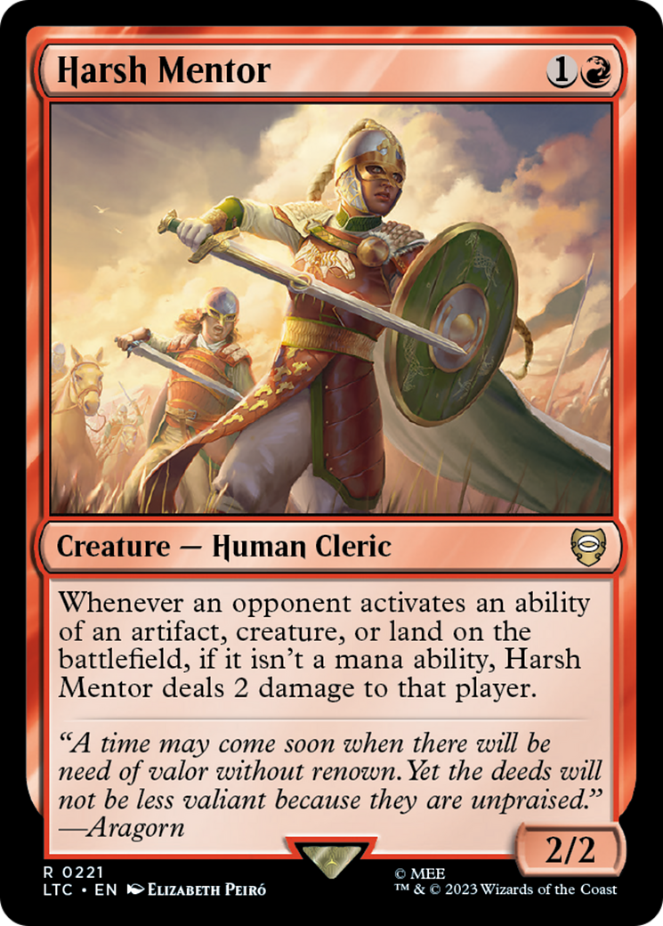 Image of Harsh Mentor (LTC-221) - Tales of Middle-earth Commander