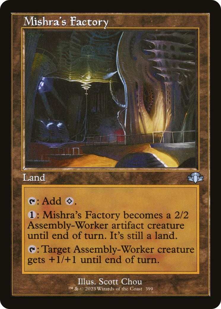Image of Mishra's Factory (Retro Frame) (DMR-399) - Dominaria Remastered