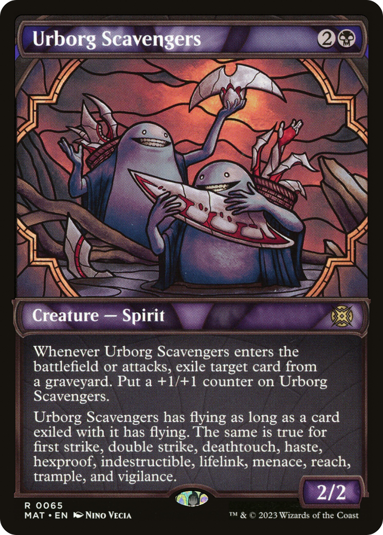 Image of Urborg Scavengers (Showcase) (MAT-065) - March of the Machine: The Aftermath: (Showcase) Foil