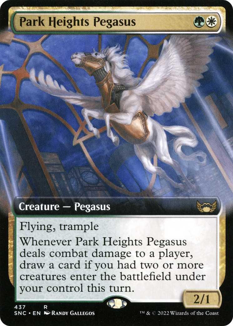 Image of Park Heights Pegasus (Extended Art) (SNC-437) - Streets of New Capenna: (Extended Art)