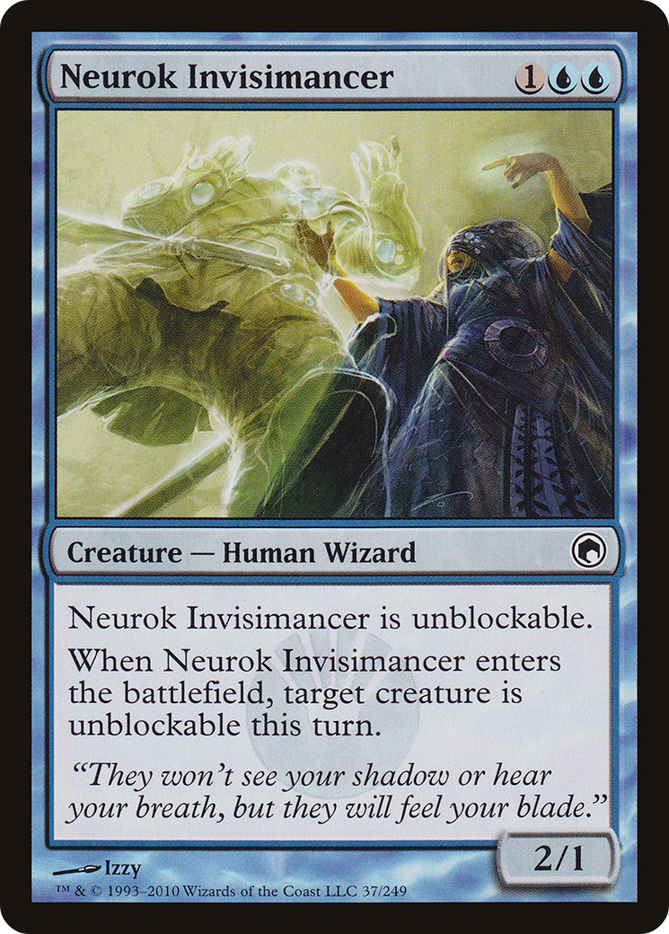 Image of Neurok Invisimancer (SOM-037) - Scars of Mirrodin