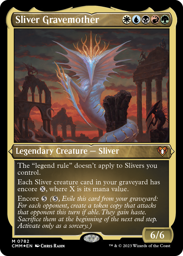 Image of Sliver Gravemother (CMM-782) - Commander Masters Etched Foil