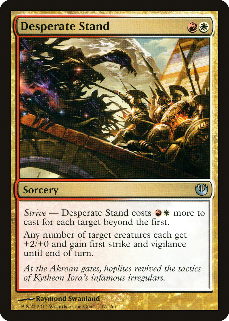 Image of Desperate Stand (JOU-147) - Journey into Nyx Foil