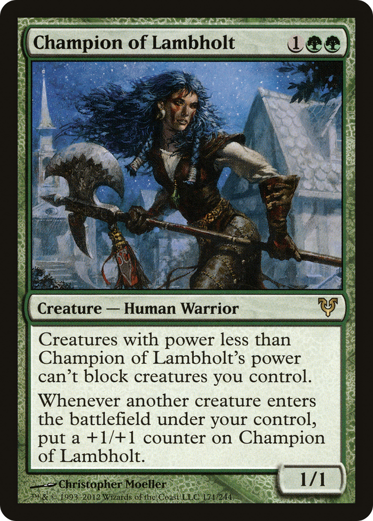 Image of Champion of Lambholt (AVR-171) - Avacyn Restored Foil