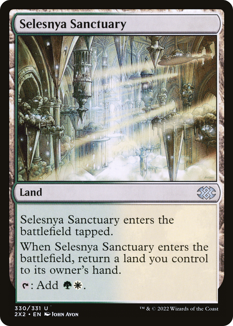 Image of Selesnya Sanctuary (2X2-330) - Double Masters 2022 Foil