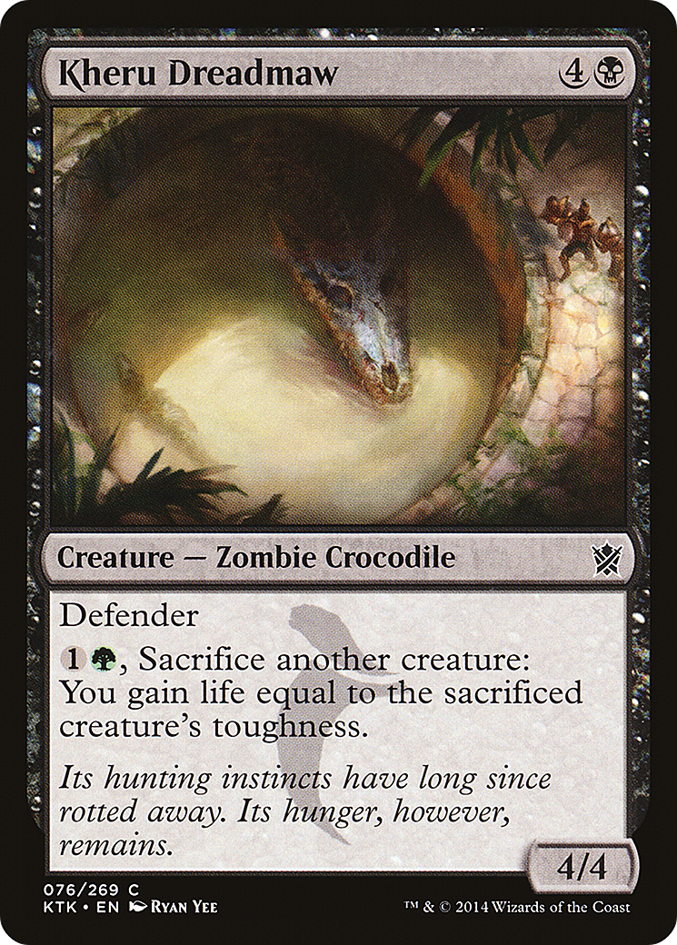 Image of Kheru Dreadmaw (KTK-076) - Khans of Tarkir