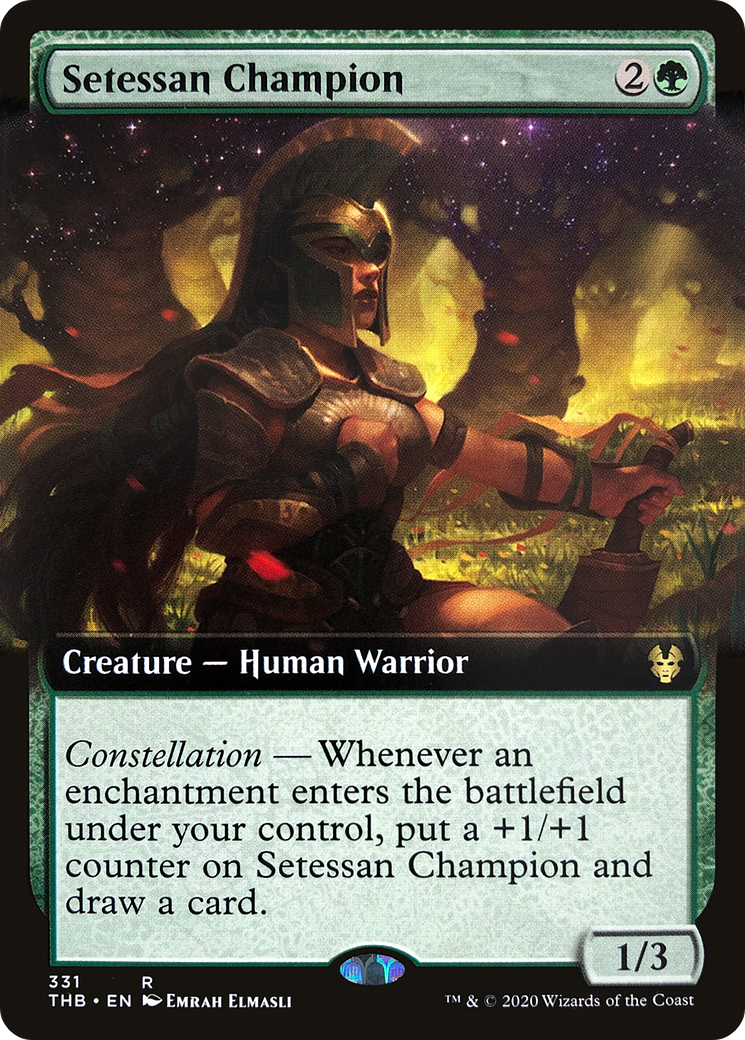 Image of Setessan Champion (Extended Art) (THB-331) - Theros Beyond Death: (Extended Art)