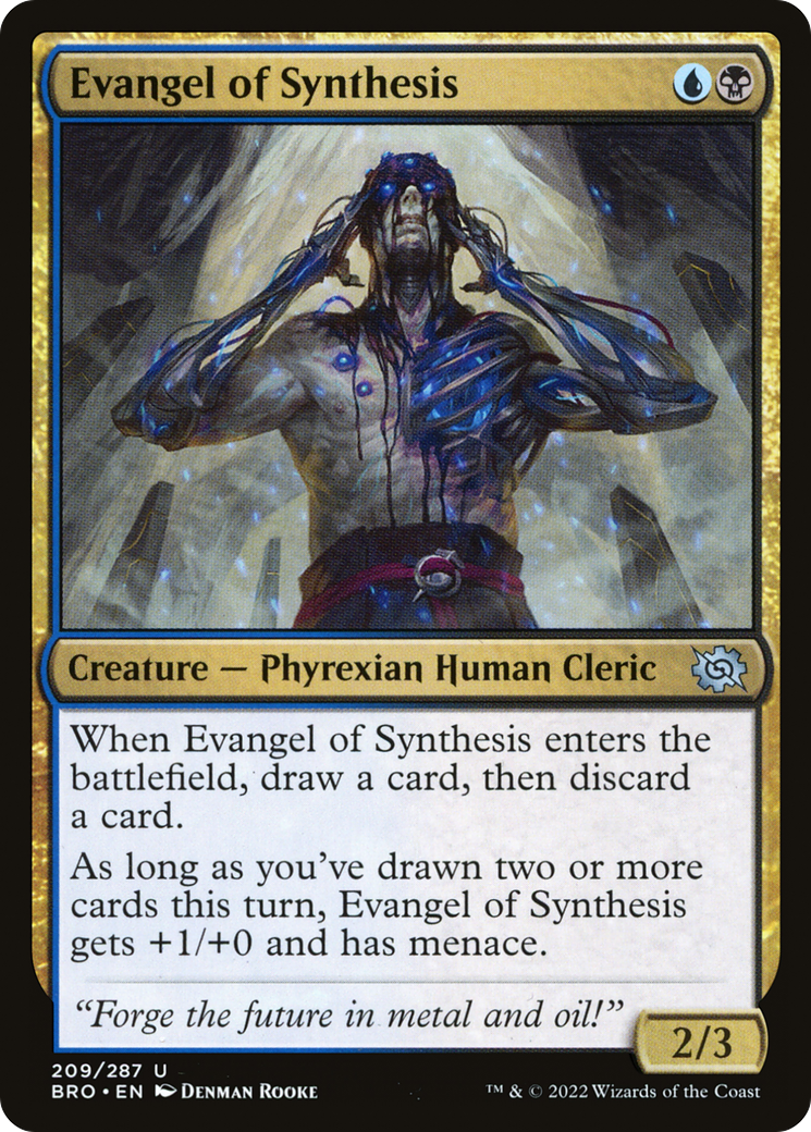 Image of Evangel of Synthesis (BRO-209) - The Brothers' War