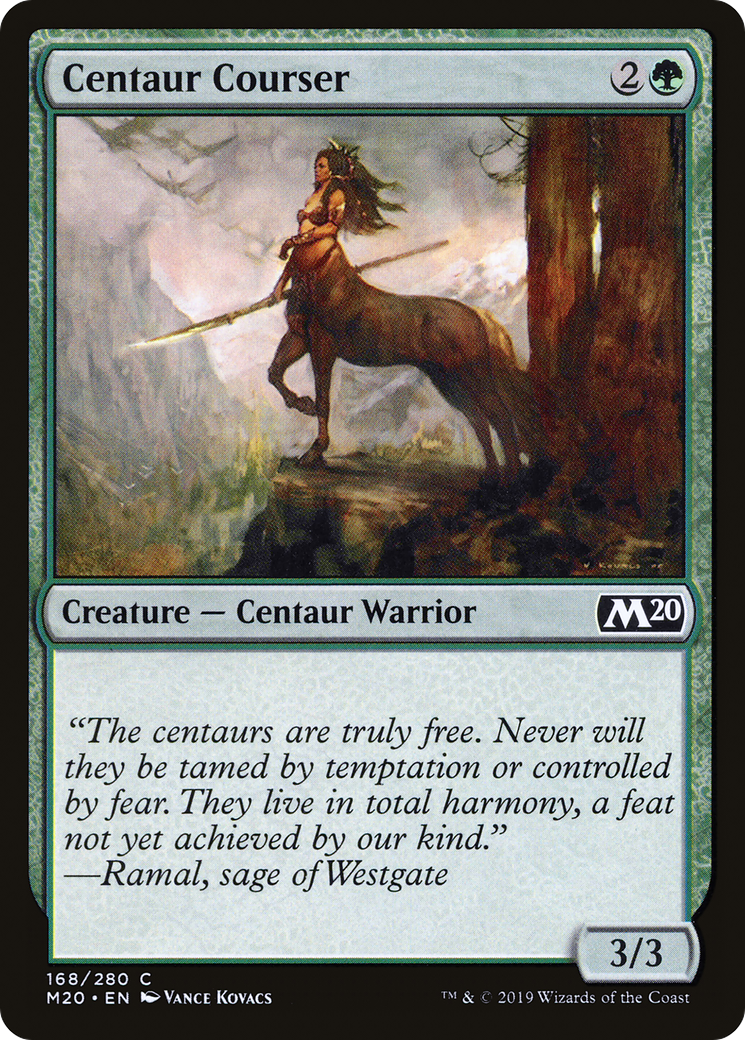 Image of Centaur Courser (M20-168) - Core Set 2020 Foil