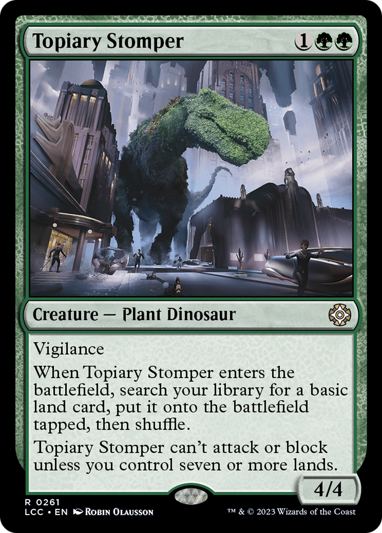 Image of Topiary Stomper (LCC-261) - The Lost Caverns of Ixalan Commander