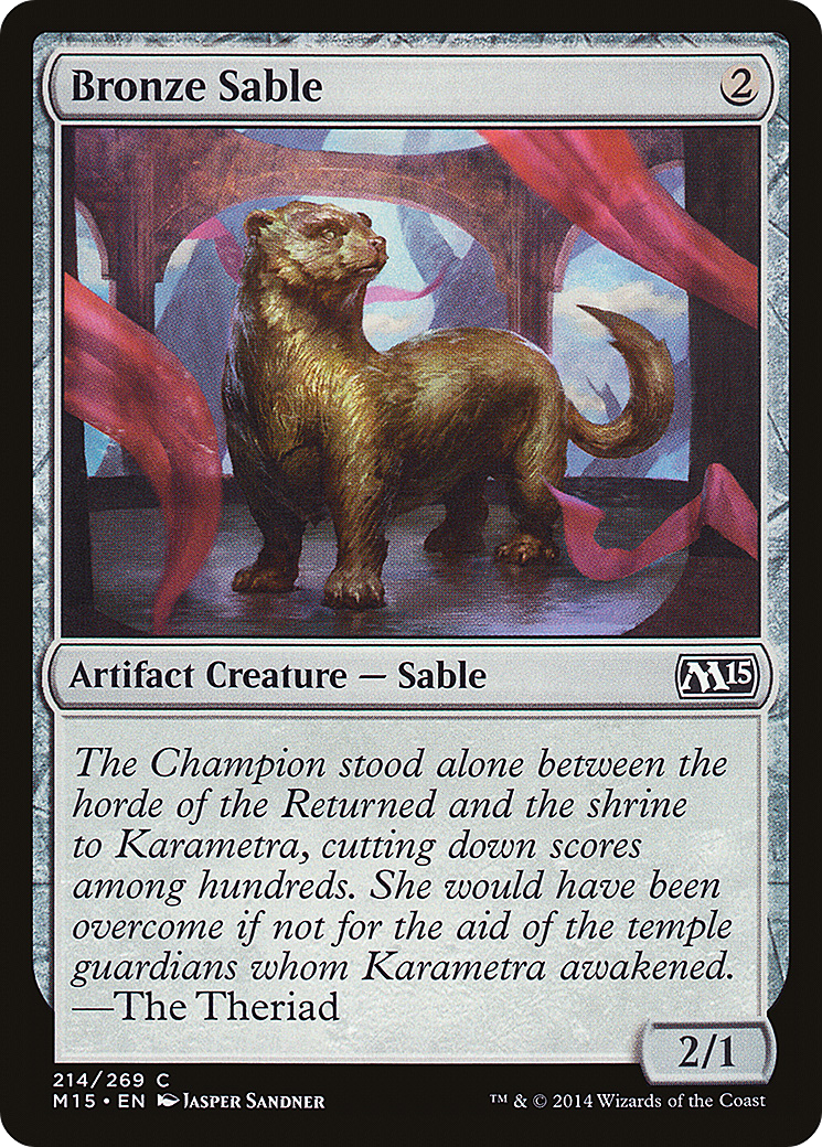 Image of Bronze Sable (M15-214) - Magic 2015