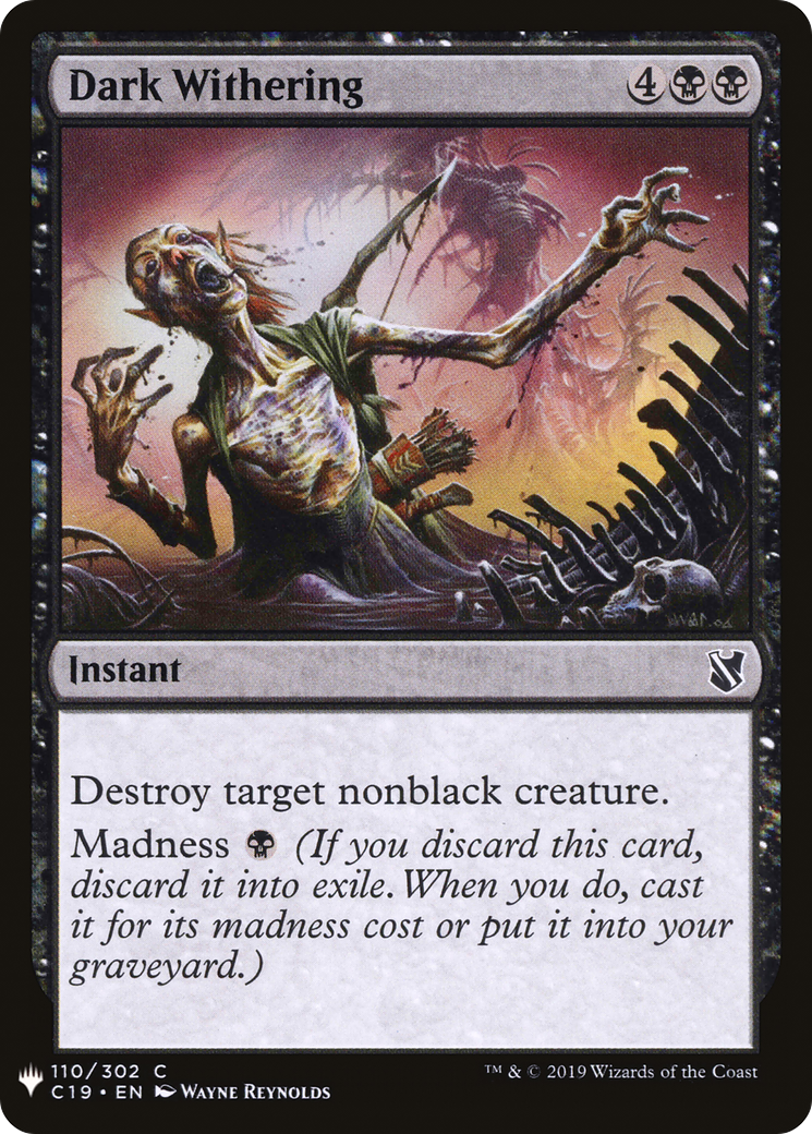 Image of Dark Withering (LIST-C19-110) - The List