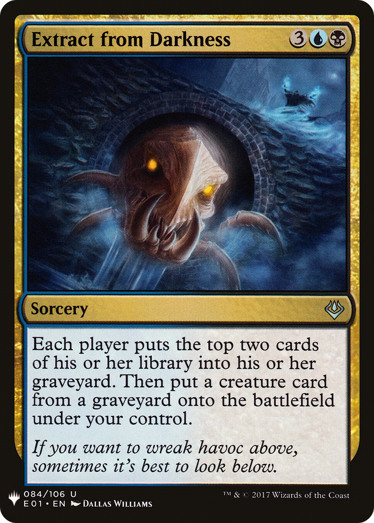 Image of Extract from Darkness (LIST-E01-84) - The List