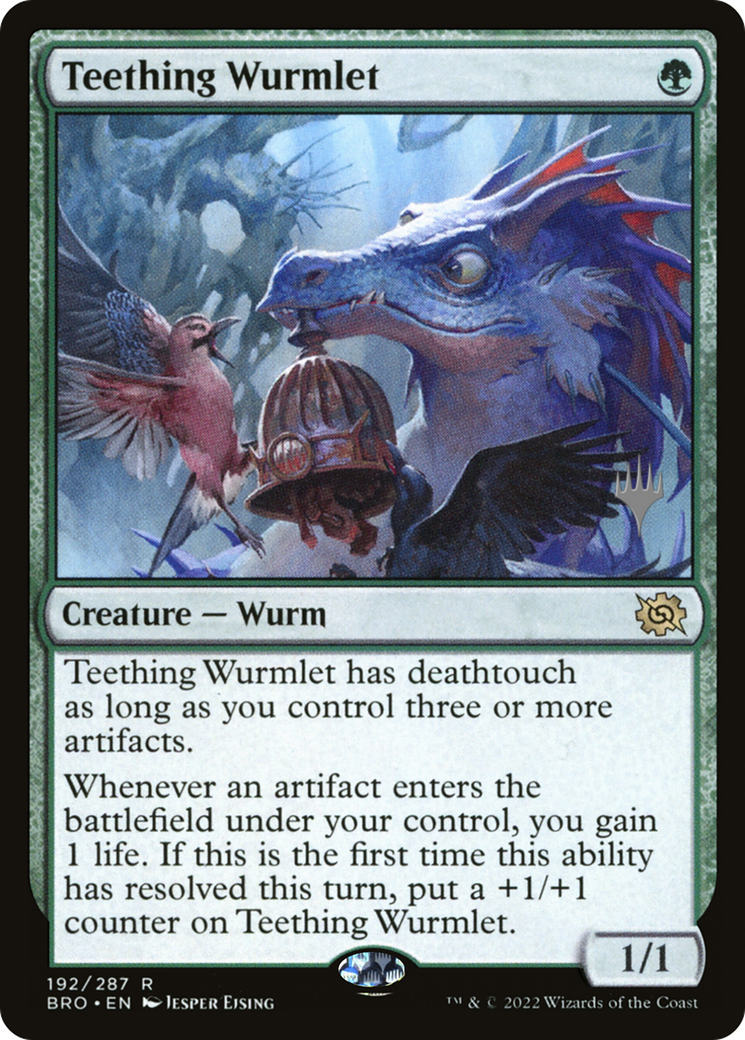 Image of Teething Wurmlet (PPBRO-192) - The Brothers' War Promos