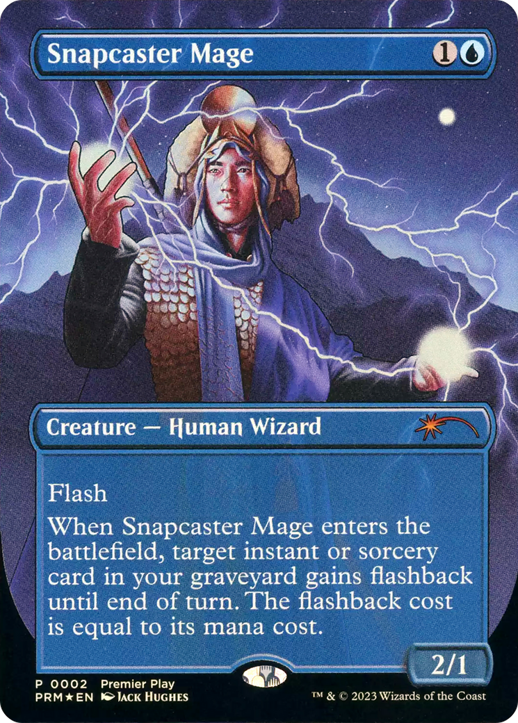 Image of Snapcaster Mage (Regional Championship Qualifiers 2023) (PTP-002) - Regional Championship Qualifiers 2023 (Borderless)