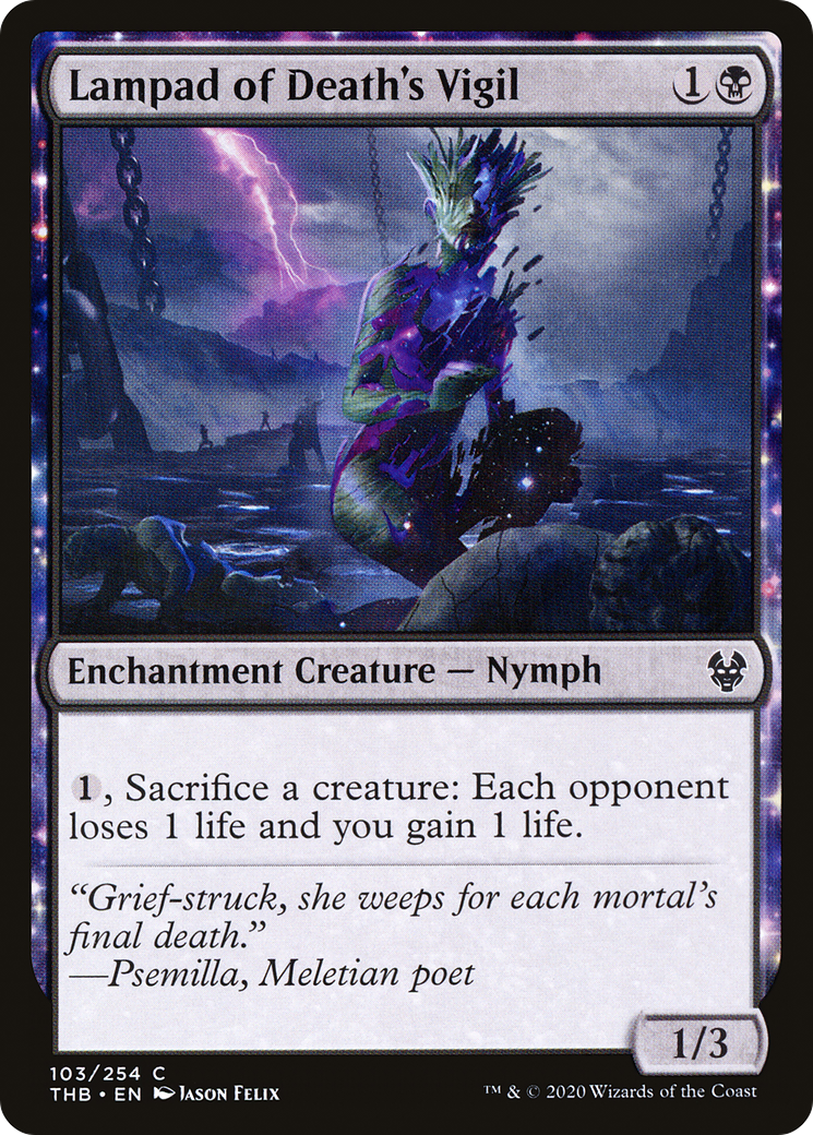 Image of Lampad of Death's Vigil (THB-103) - Theros Beyond Death: (enchantment)