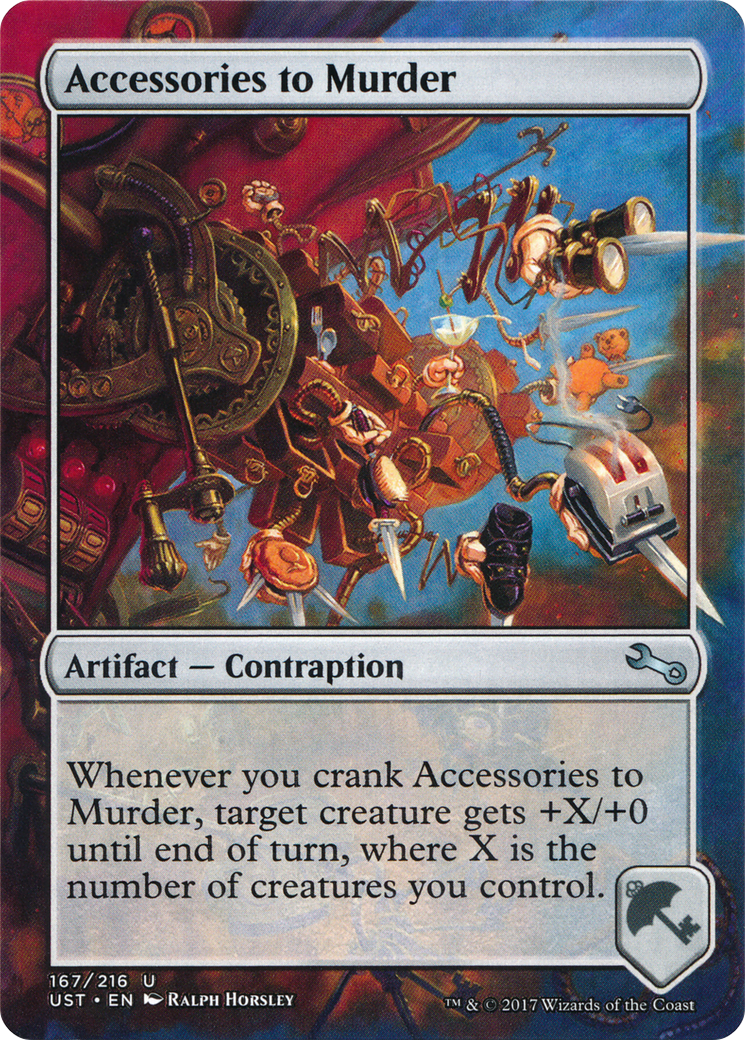 Image of Accessories to Murder (UST-167) - Unstable (Borderless) Foil