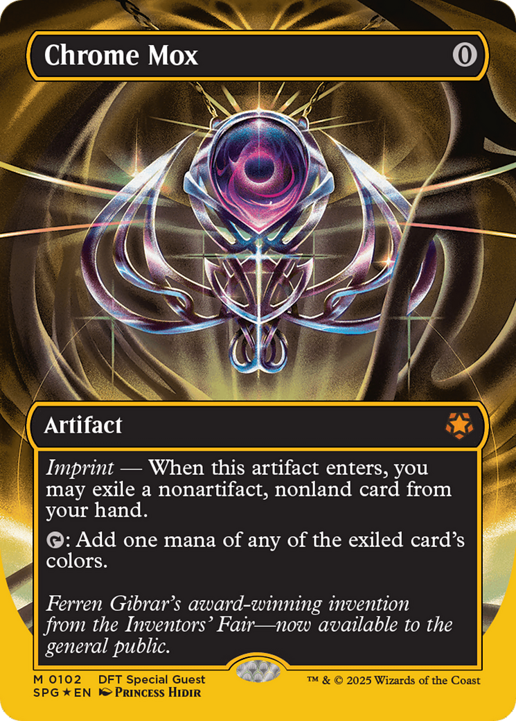 Image of Chrome Mox (Borderless) (First-Place Foil) (SPG-102) - Special Guests (Borderless) Foil