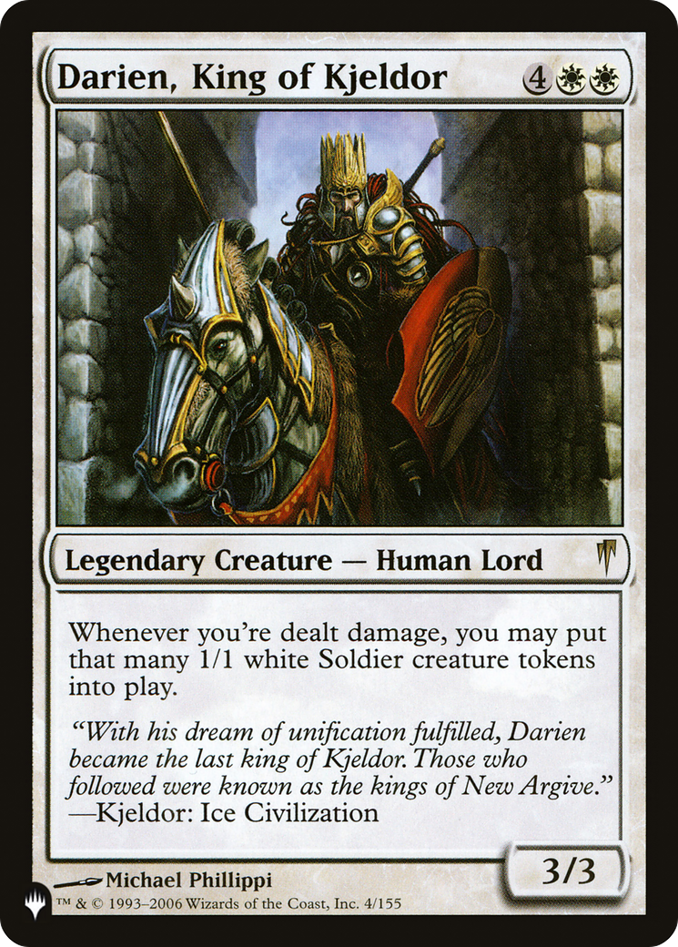 Image of Darien, King of Kjeldor (LIST-CSP-4) - The List