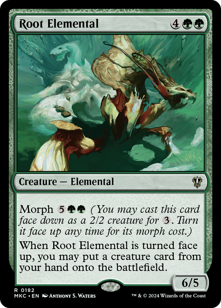 Image of Root Elemental (MKC-182) - Murders at Karlov Manor Commander