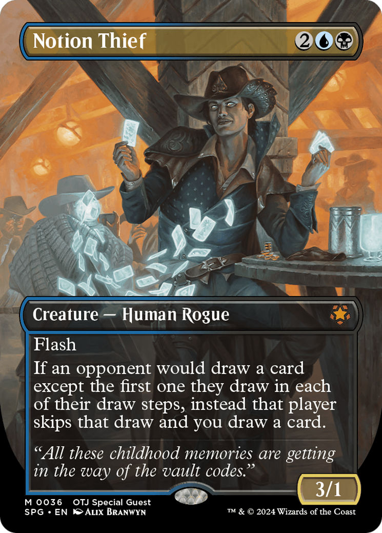 Image of Notion Thief (Borderless) (SPG-036) - Special Guests (Borderless) Foil