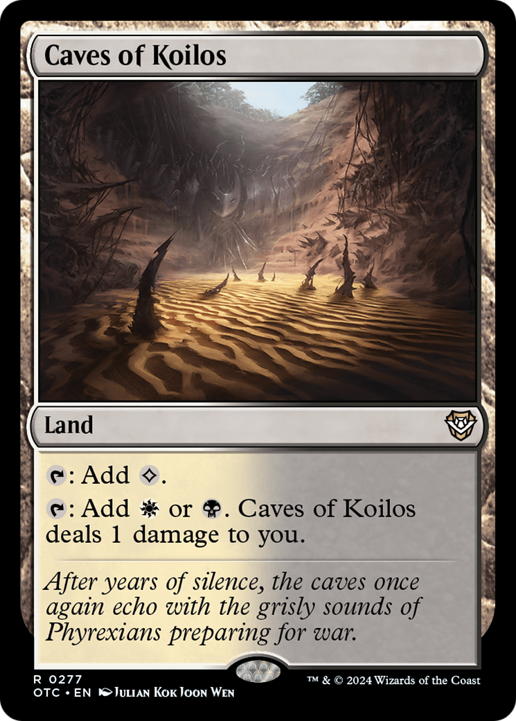 Image of Caves of Koilos (OTC-277) - Outlaws of Thunder Junction Commander