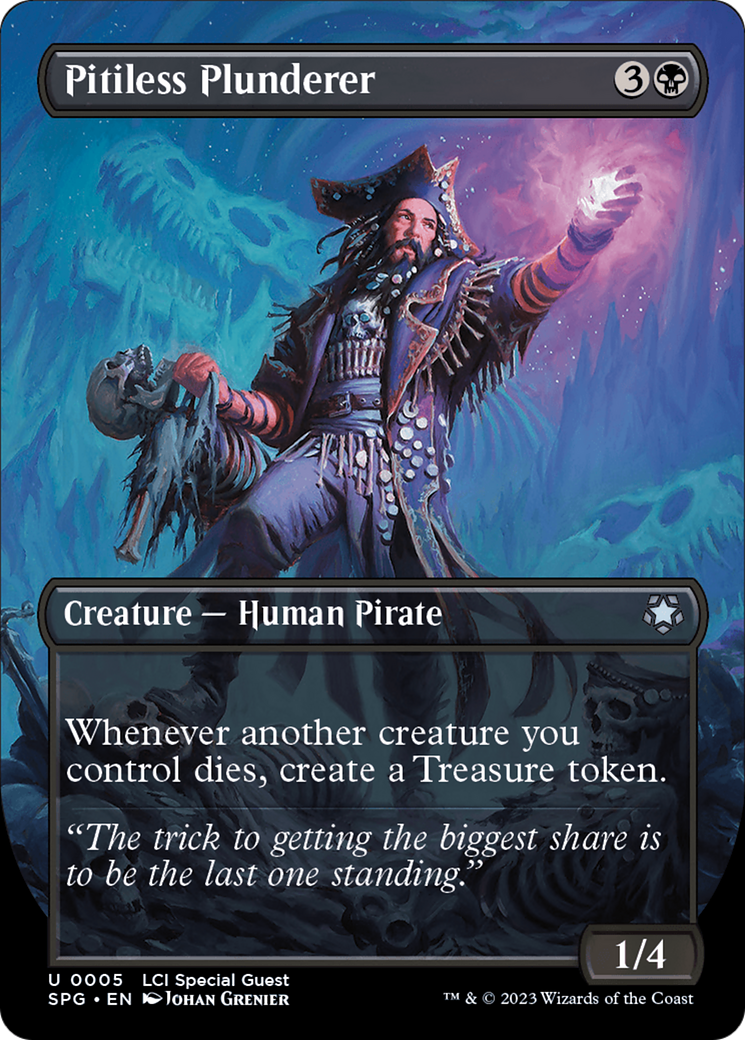 Image of Pitiless Plunderer (Borderless) (SPG-005) - Special Guests (Borderless) Foil