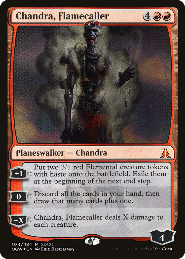 Image of Chandra, Flamecaller (SDCC 2016 Exclusive) (MEDIA-104) - San Diego Comic-Con 2016 Foil