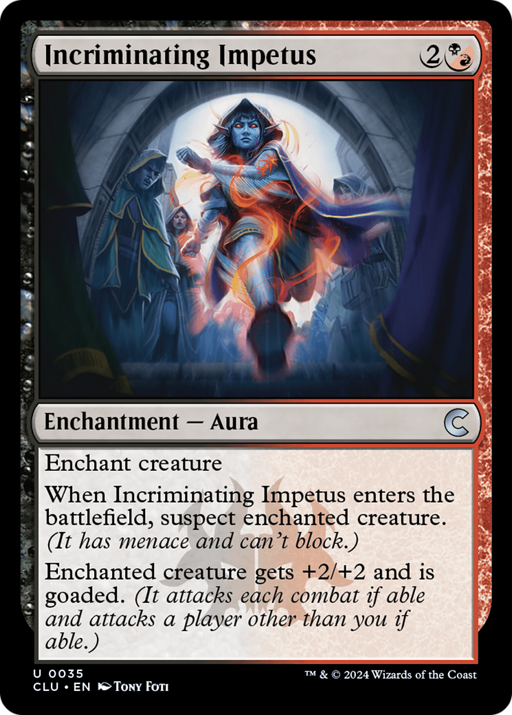 Image of Incriminating Impetus (CLU-035) - Ravnica: Clue Edition
