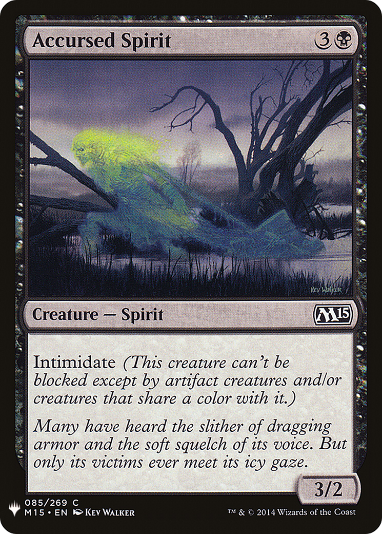 Image of Accursed Spirit (LIST-M15-85) - The List