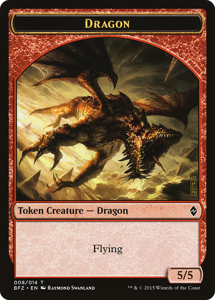 Image of Dragon Token (BFZ-008) - Battle for Zendikar Tokens
