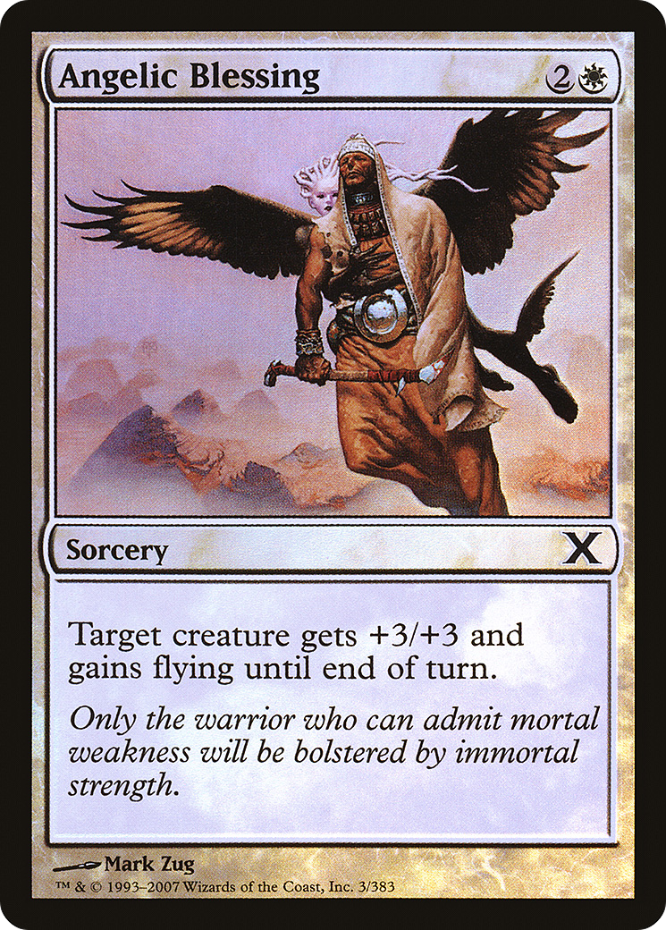 Image of Angelic Blessing (10E-03★) - Tenth Edition Foil
