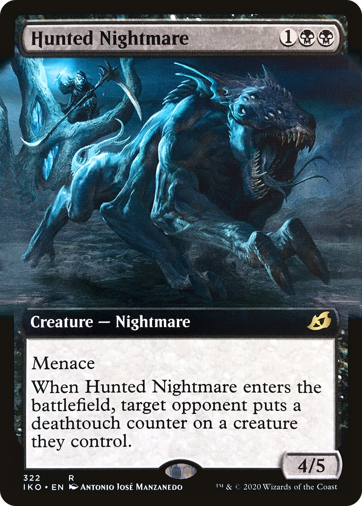 Image of Hunted Nightmare (Extended Art) (IKO-322) - Ikoria: Lair of Behemoths: (Extended Art) Foil