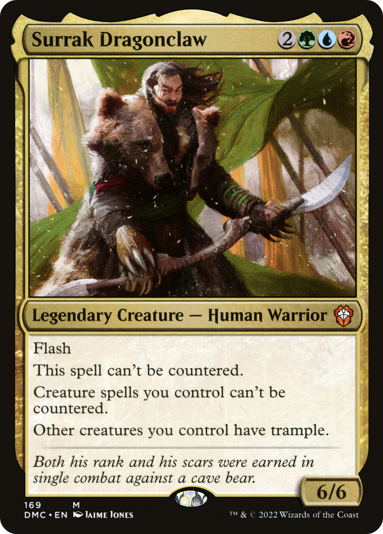 Image of Surrak Dragonclaw (DMC-169) - Dominaria United Commander
