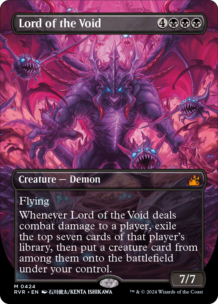 Image of Lord of the Void (Anime Borderless) (RVR-424) - Ravnica Remastered (Borderless)