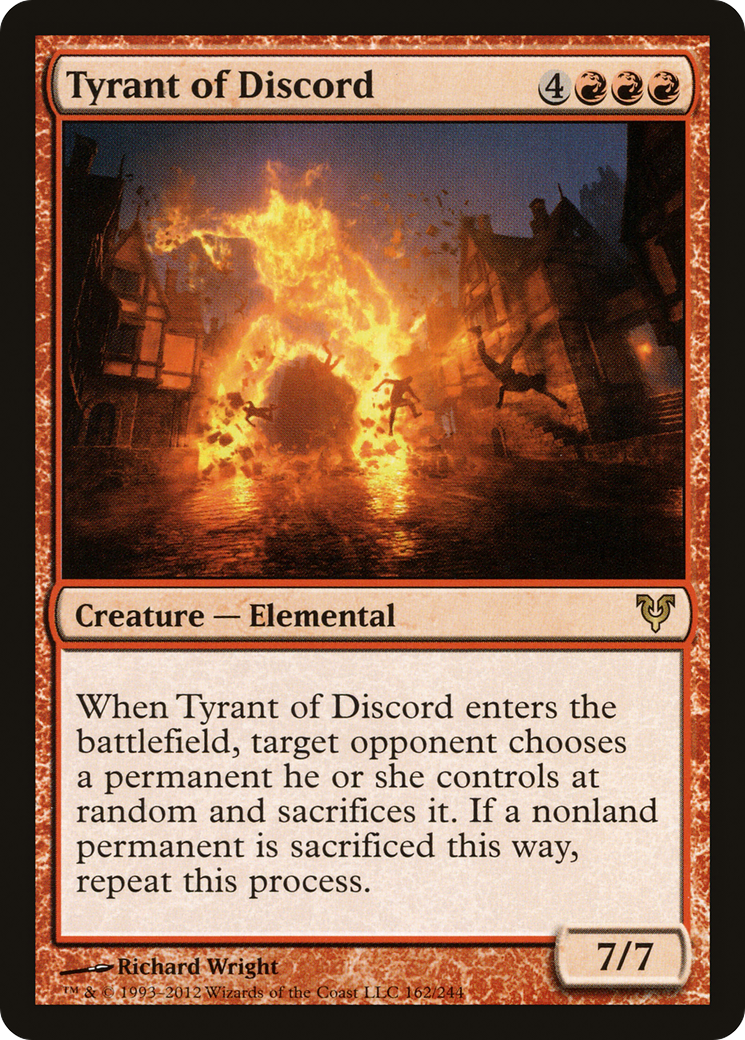 Image of Tyrant of Discord (AVR-162) - Avacyn Restored Foil