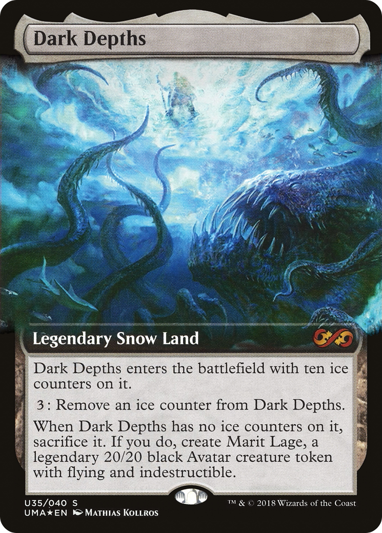 Image of Dark Depths (UMA:BT-U35) - Ultimate Box Topper: (Extended Art) Foil