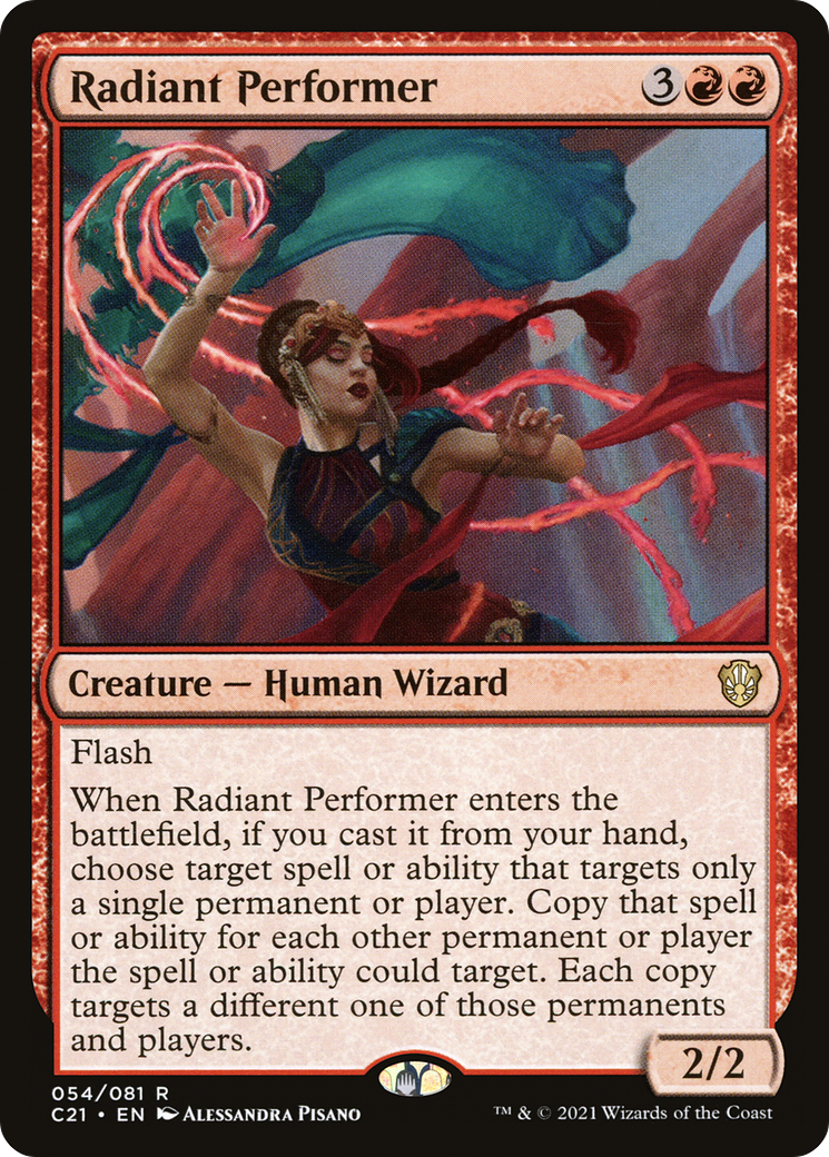 Image of Radiant Performer (C21-054) - Commander 2021