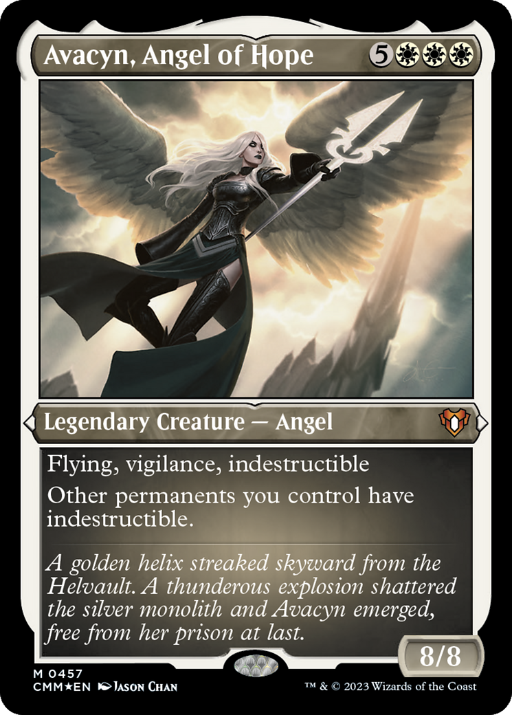 Image of Avacyn, Angel of Hope (CMM-457) - Commander Masters Etched Foil