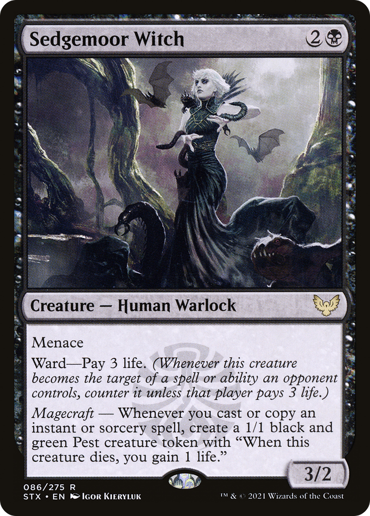 Image of Sedgemoor Witch (STX-086) - Strixhaven: School of Mages