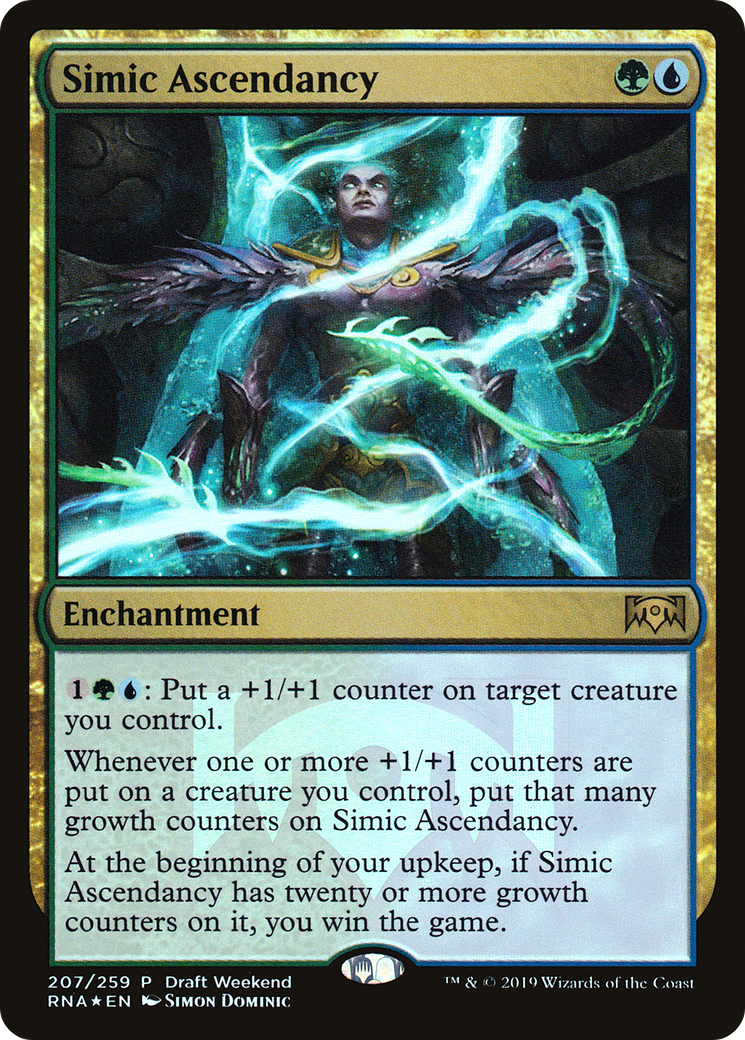 Image of Simic Ascendancy (Draft Weekend) (LARP-207) - Ravnica Allegiance Promos Foil