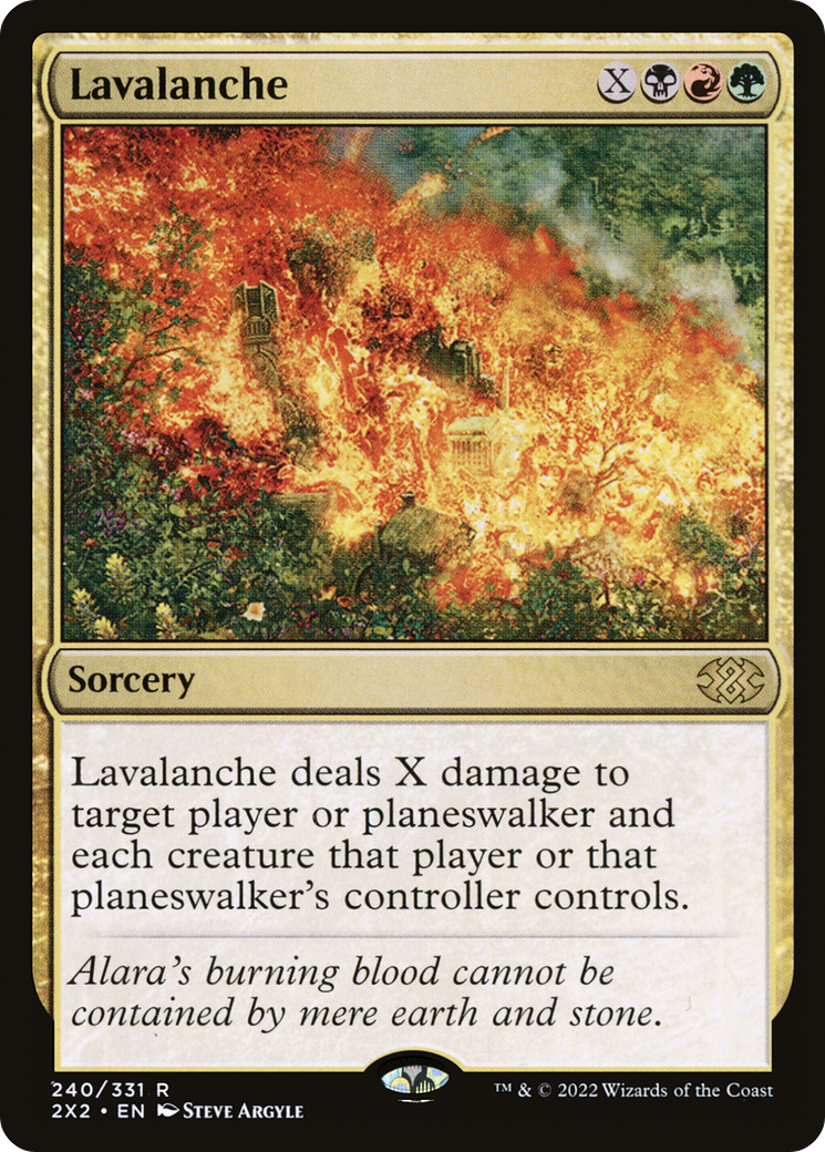 Image of Lavalanche (2X2-240) - Double Masters 2022