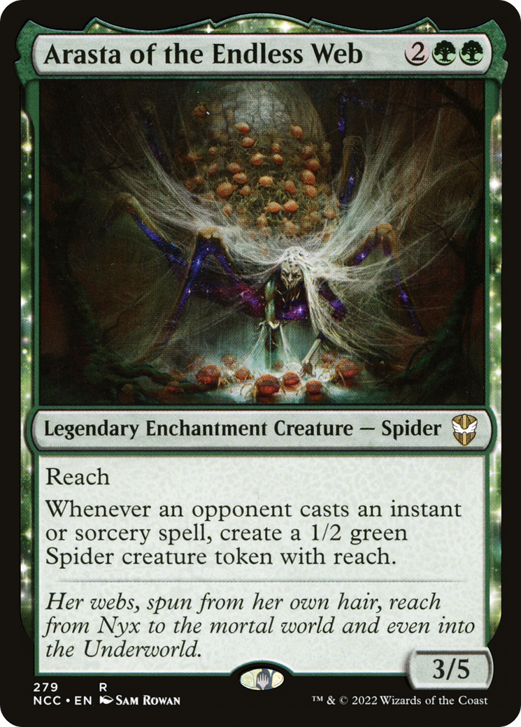 Image of Arasta of the Endless Web (NCC-279) - New Capenna Commander: (enchantment)